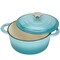 COOKWIN Enameled Cast Iron Dutch Oven with Self Basting Lid; Enamel Coated Cookware Pot 4.5QT